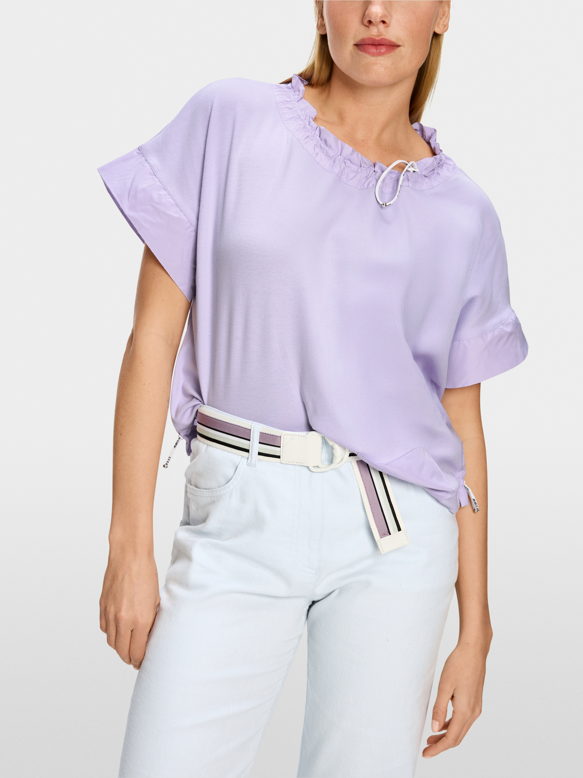 Marc-Cain Lässiges T-Shirt mit Kordelzug