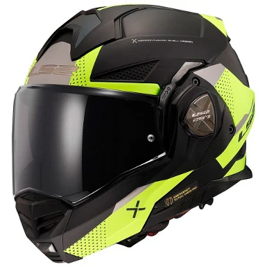 LS2 FF901 ADVANT X OBLIVION II HELMET - MATTE BLACK / YELLOW