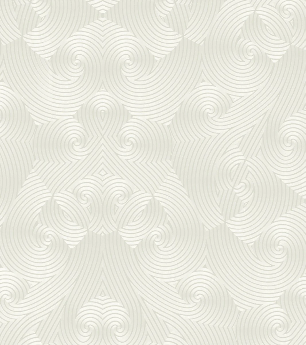 Harald Glööckler designer baroque non-woven wallpaper 54463 - white / metallic