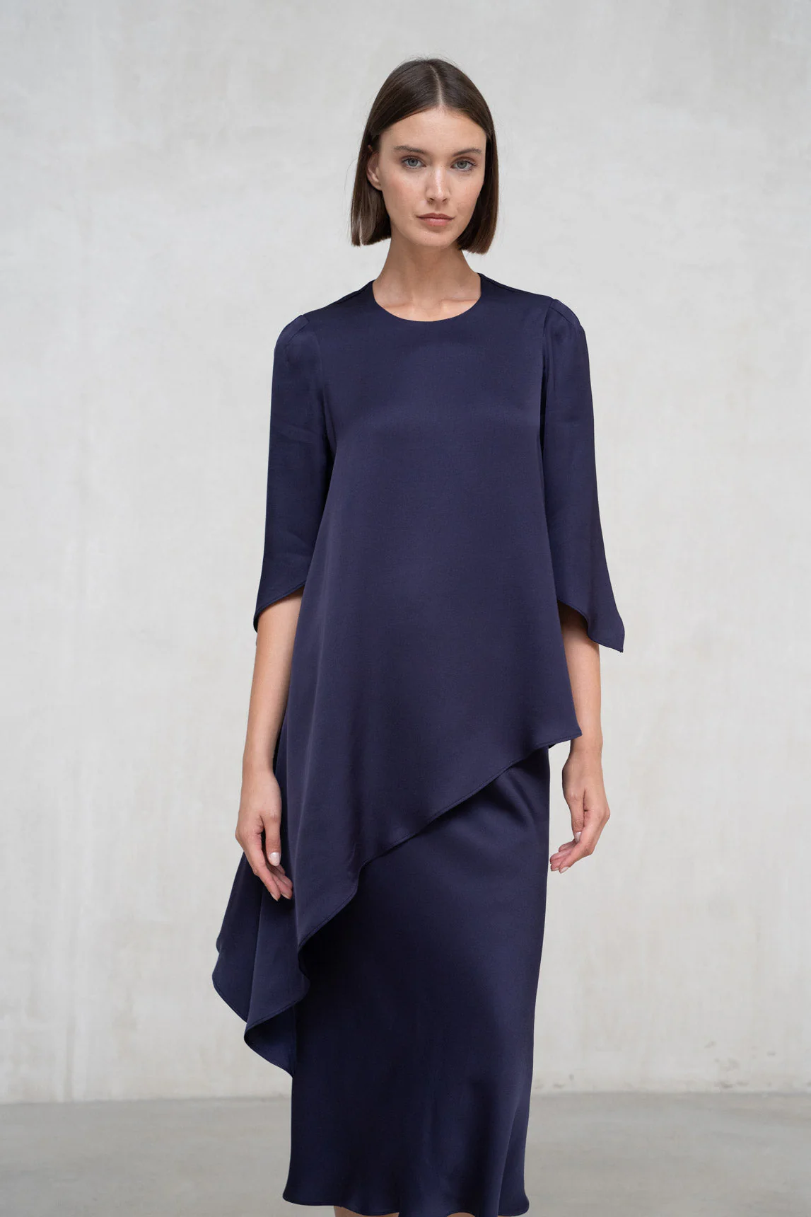 Rivera-Spanien Marineblaue Bluni-Bluse