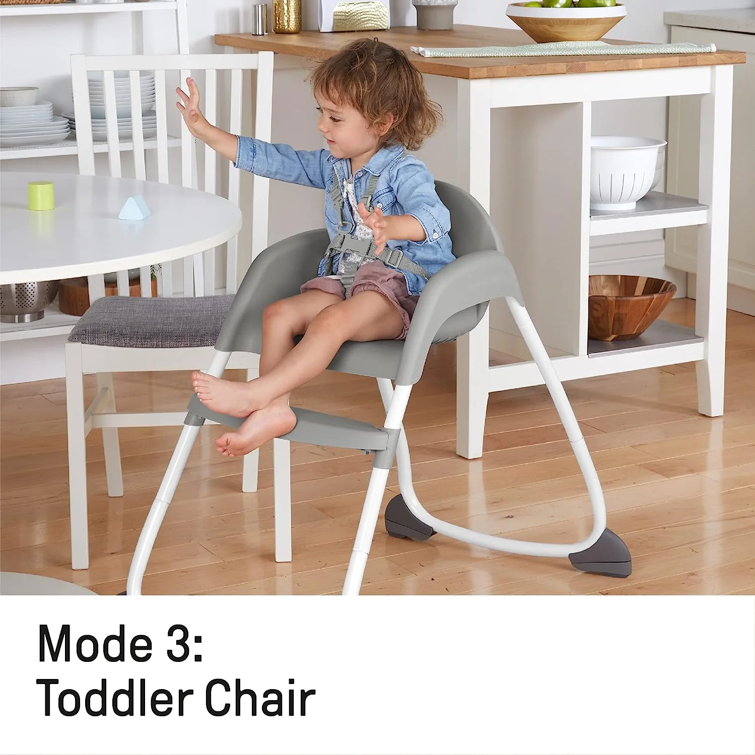 Ingenuity Trio Elite 3-in-1-Hochstuhl Braden – Hochstuhl, Kleinkindstuhl und Sitzerhöhung