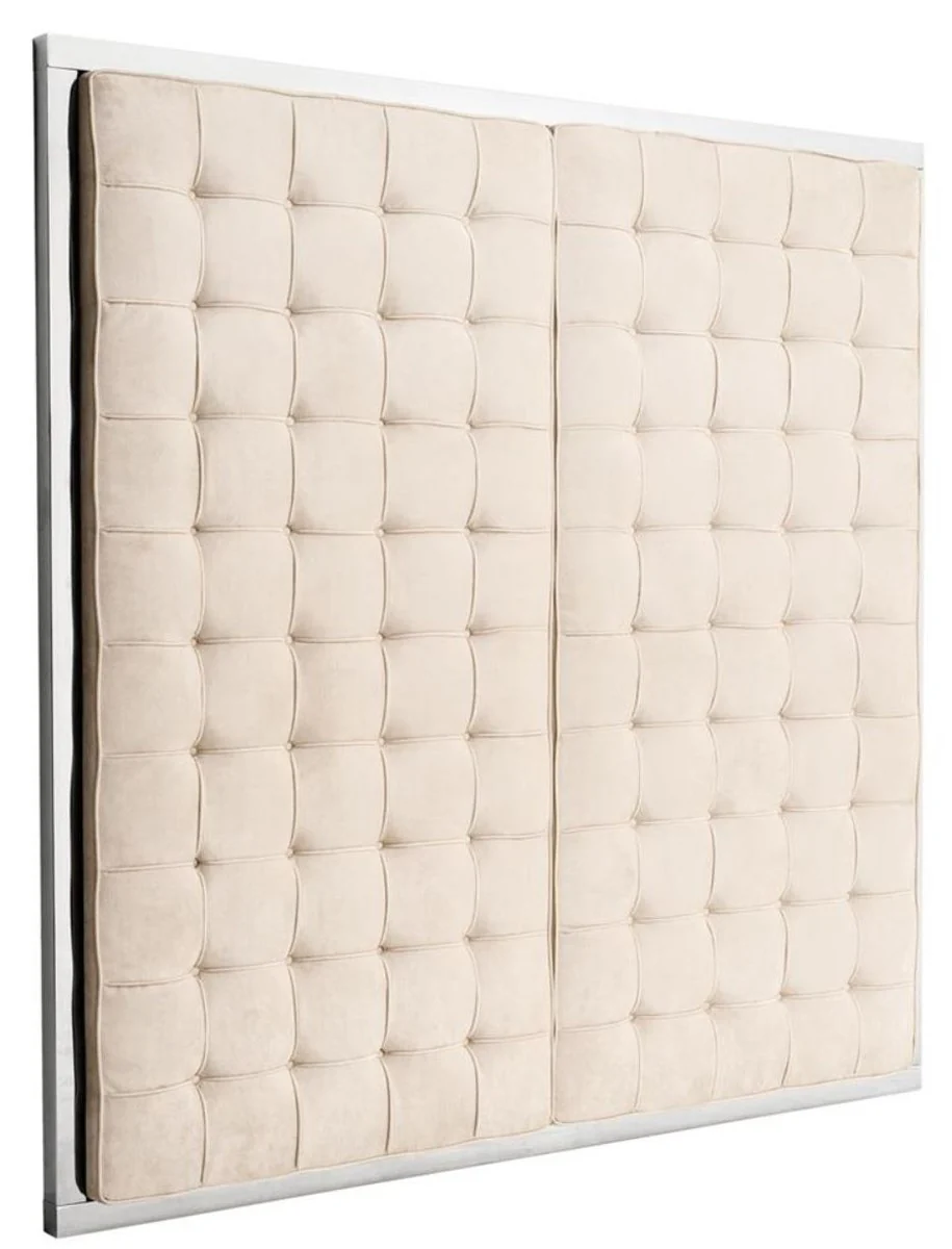 Luxury hotel bed headboard natural color 180 x H. 180 cm - Limited Edition