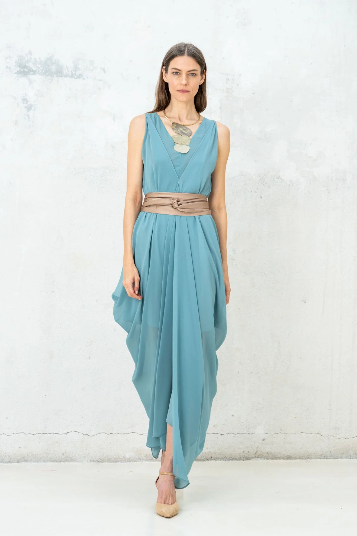 Rivera-Spain Grünes Helena-Kleid