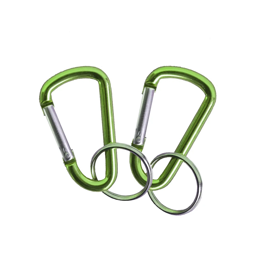 Pack 2 MOSQUETONES 5 CM – verde