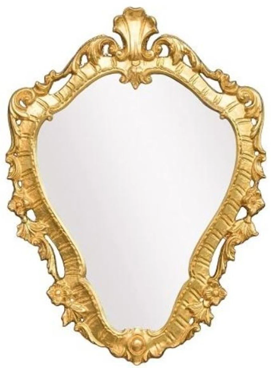 Luxury baroque mirror gold 41 x 3 x H. 57 cm - wall mirror in baroque style - noble and magnificent