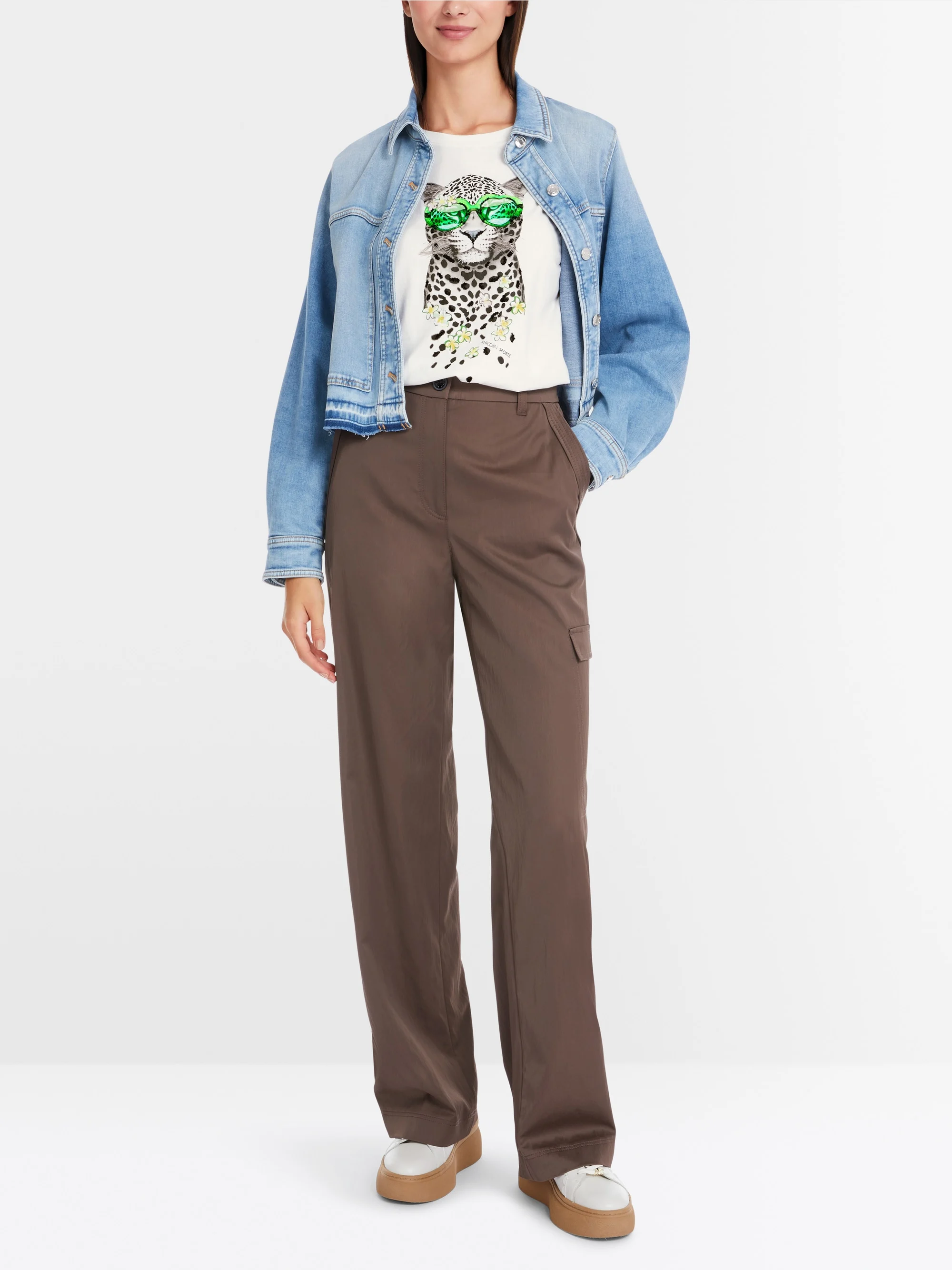 Marc-Cain T-Shirt aus reiner Baumwolle