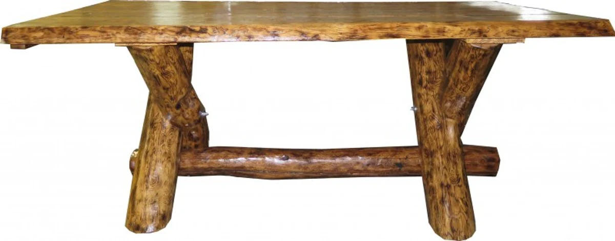 Solid wood dining table oak approx. 200 x 105 cm - guest house table dining table knight table - restaurant furniture - heavy version