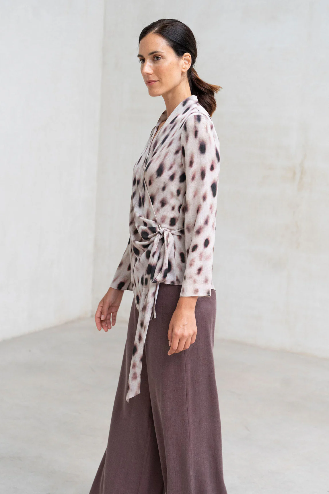 Bedruckte Bluse „Rivera-Spain Savia“.