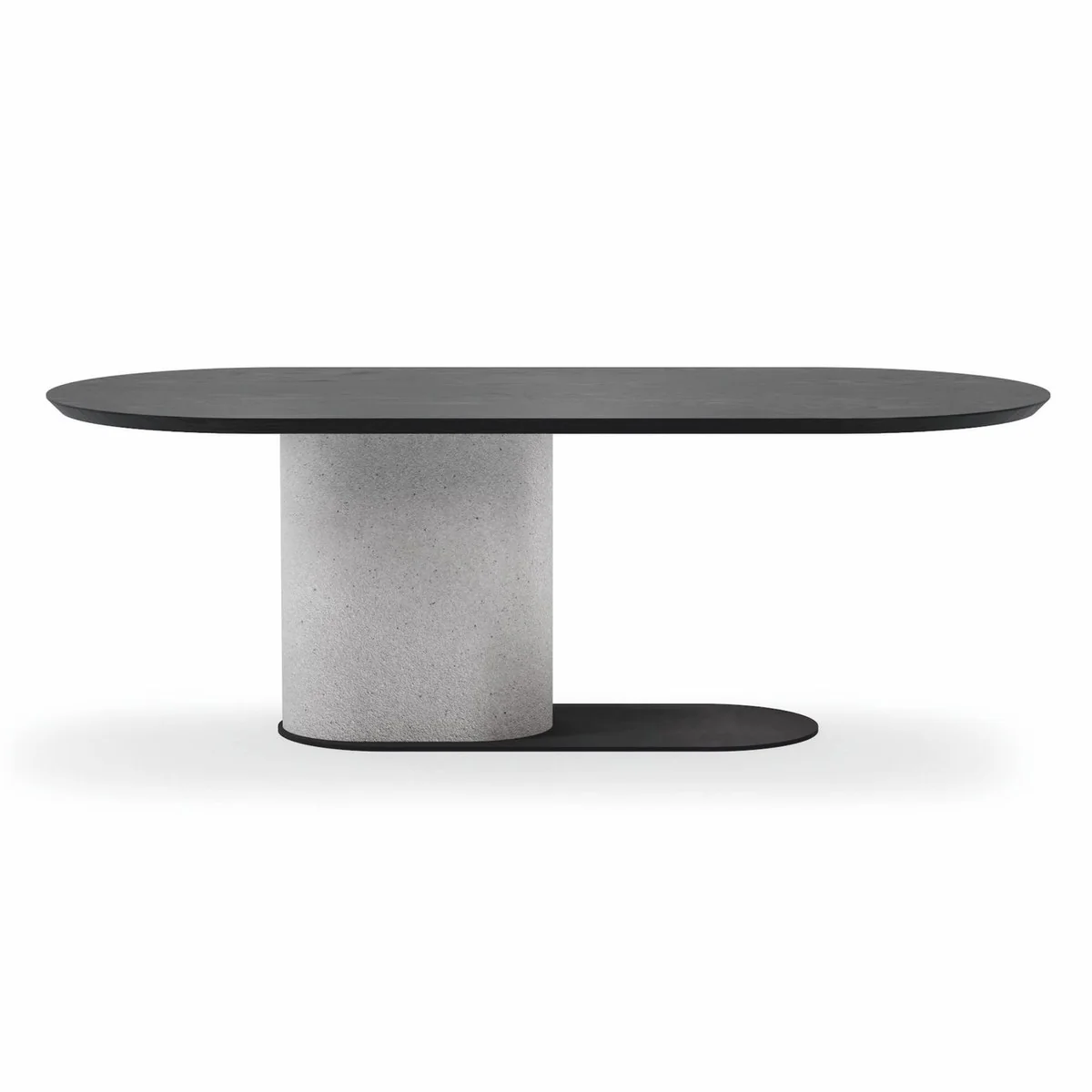 Luxury dining table black / gray 240 cm - Luxury dining room furniture