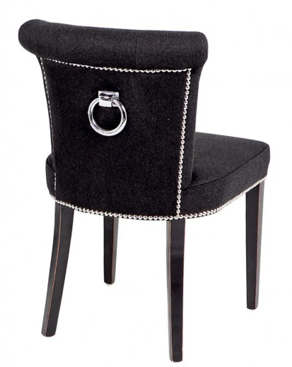 Luxury Dining Room Chair Los Angeles Black - Furniture Restaurant Baroque Hotel