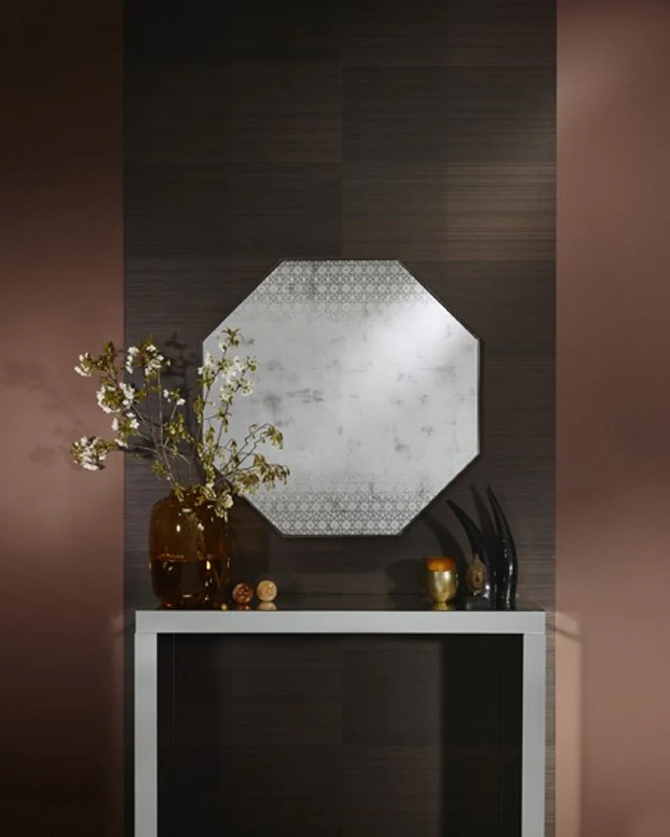 Art Deco vintage wall mirror antique style silver