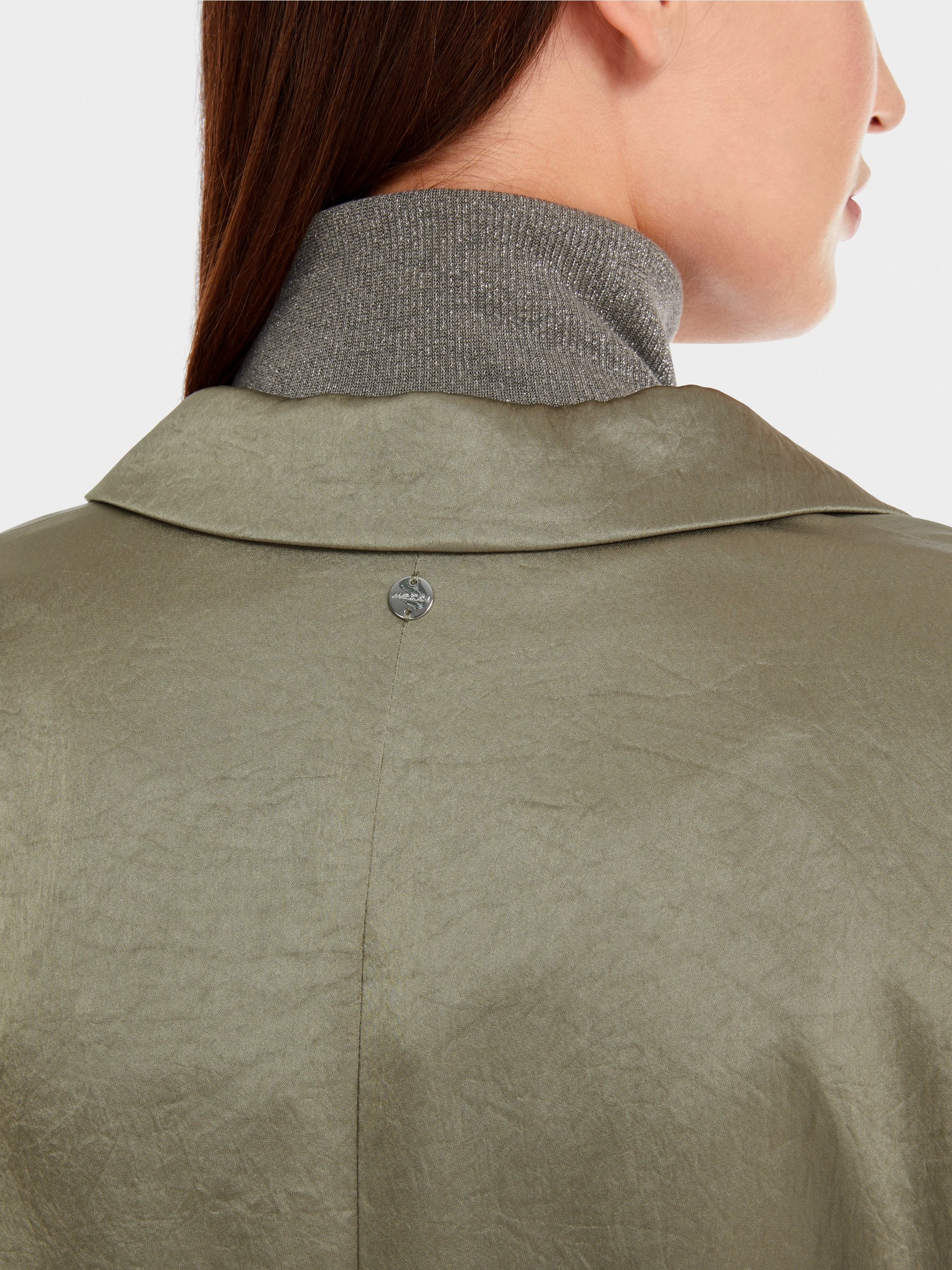 Marc-Cain Blazer aus gehämmertem Satin