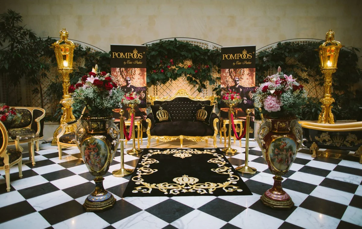 Pompöös by Baroque Lantern / Floor Lamp Gold - Pompöös Baroque Lantern designed by Harald Glööckler