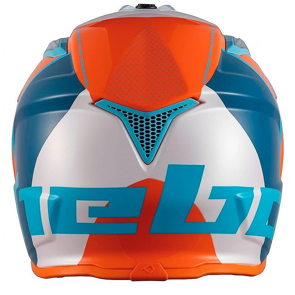 CROSS / ENDURO HELMET HEBO RIPPLE ORANGE / WHITE / BLUE