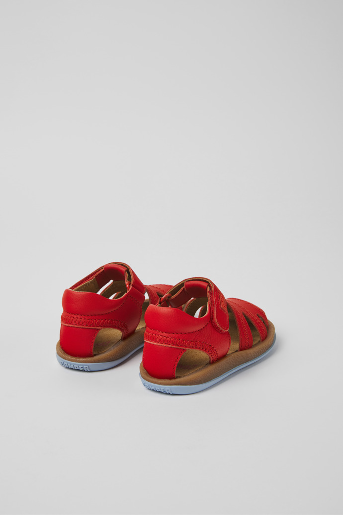 Bicho Rote Leder Sandalen für Kinder