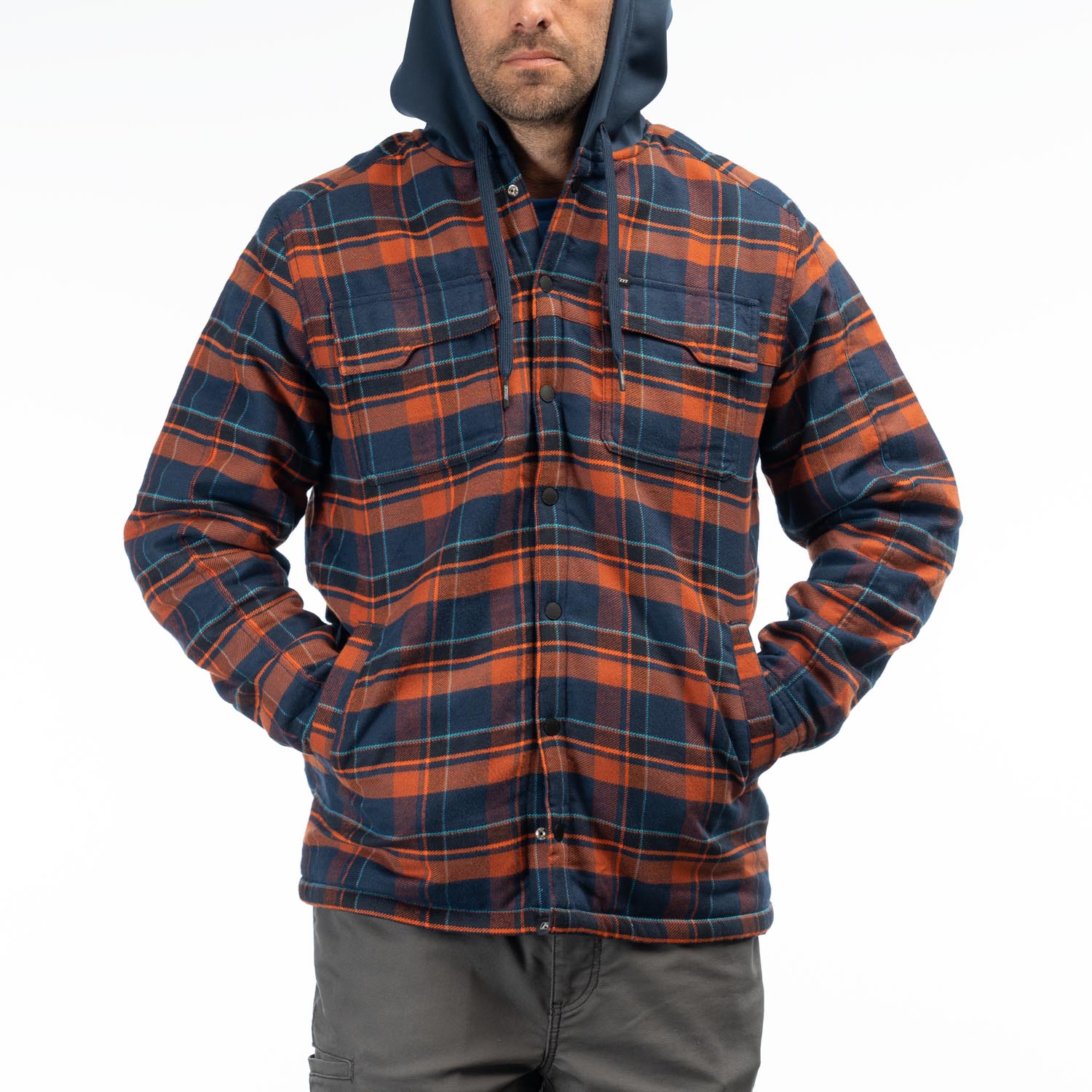 Targhee Fleece Lineed Flannel Hoodie