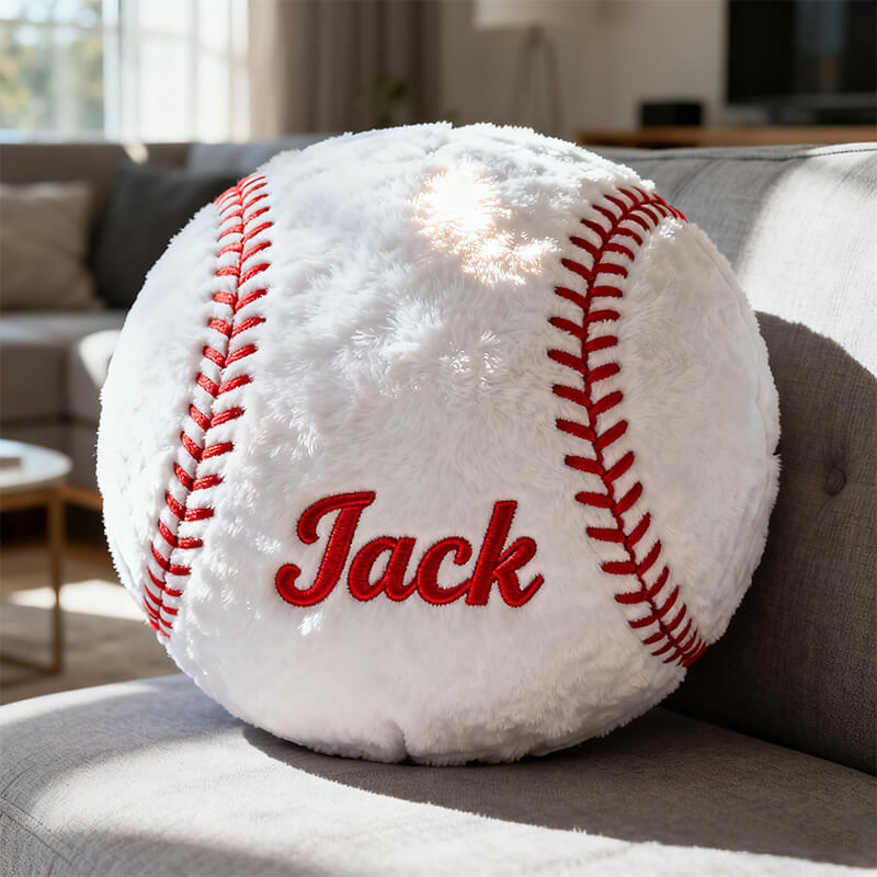 Personalized Sports Ball Pillows-$38.00-Photo to 3d art
