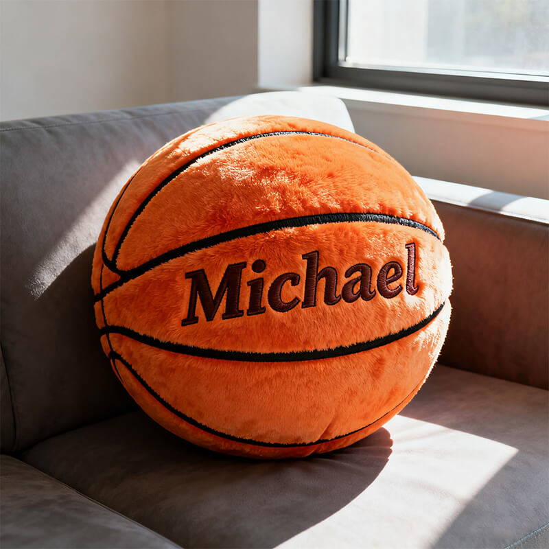 Personalized Sports Ball Pillows-$38.00-Photo to 3d art